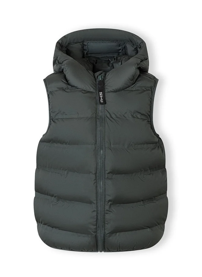 مينوتي Boys quilted sleeveless waistcoat olive 3 to 15 years